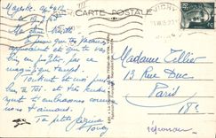 CPA Folklore Types d'Auvergne une noce Auvergnate Mariage