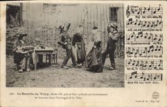 CPA Folklore Le Velay Illustre 