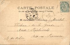 CPA Folklore Bourree d'Auvergne Presentation des Dames 