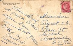 CPA Folklore Maurs la Jolie Cantal pres du vieux Puits 