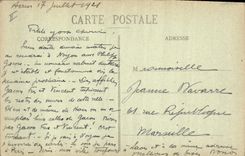 CPA Militaria Ham rue Vade 