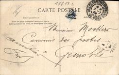 CPA Folklore La Bourreio d'Auberono 