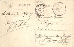 CPA Folklore Types d'Auvergne Declaration d'Amour Doux Serments 