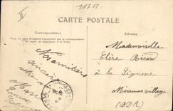 CPA Folklore La Bourreio d'Auberono Bourree d'Auvergne 