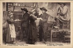 CPA Folklore Bourreio d'Auberono Vis a vis 