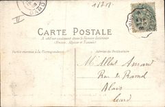 CPA Folklore Bourree d'Auvergne 