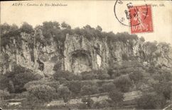 CPA Aups Grottes de Sainte Madeleine 