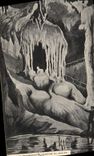 CPA Grottes de Han Fenetre du Sphinx 