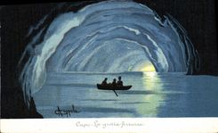 CPA Capri La grotta Azzura 