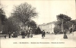 CPA Saint Brieuc Palais de Justice Entree des Promenades 