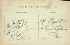 CPA Guerre 1914 a 1918 Senlis Le Palais de Justice incendie par le Allemands 