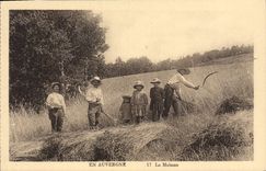 CPA Folklore En Auvergne la maison 