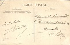 CPA Folklore L'Auvergne Pittoresque jeune couple Auvergnat 