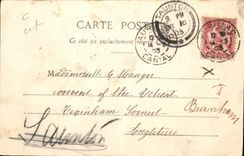 CPA Folklore Le Cantal Illustre Vendeuse de la creme et de Lait en Auvergne 