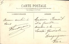 CPA Folklore Types D'Auvergne la Bourree 