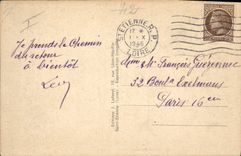 CPA La Loire Illustree Saint Etienne Le Palais de Justice 