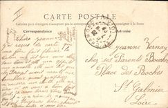 CPA Saint Chamond Loire Hotel de Ville et Justice de Paix 