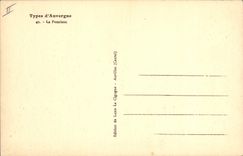 CPA Folklore Types d'Auvergne la Fenaison 