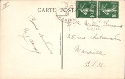 CPA Folklore En Auvergne a la Fontaine du village 