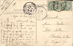 CPA Folklore L'Auvergne Pittoresque jeune Paysan 