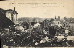 CPA Militaria Bataille de la Marne du 6 au 12 Sept Sermaize les Bains Rue de Vitry 