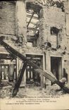 CPA Militaria Reims dans ses annees de bombardements 1914 1917 L'Hotel de Ville Interieur 