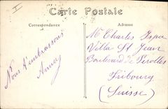 CPA Militaria Maisons en flammes dans un Faubourg d'Anvers