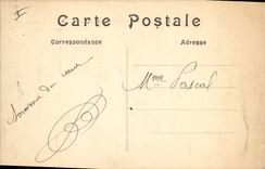 CPA Militaria Guerre de 1914 Senlis Une rue incendiee 