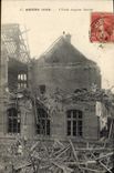 CPA Militaria Amiens 1918 L'Ecole Auguste Janvier 