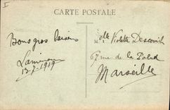 CPA Militaria Amiens 1918 L'Ecole Auguste Janvier 