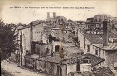 CPA Militaria Verdun Vue Panoramique prise de Saint Sauveur 