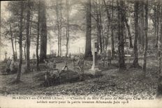 CPA Militaria Cimetiere du bois du pont de Marigny Cote-Est des soldats morts pour la patrie invasio