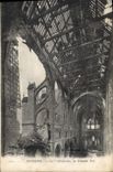 CPA Militaria Soissons La Cathedrale la Grande Nef 