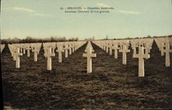 CPA Militaria Seringes Cimetiere Americain 