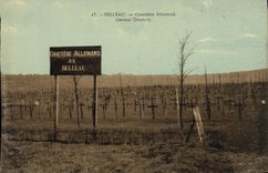 CPA Militaria Belleau Cimetiere Allemand 