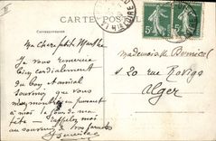 CPA Folklore La Bourree d'Auvergne Finale Notre Auvergne Region du Puy de Dome 