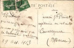 CPA Folklore En Auvergne La Bourree Le Croisement 