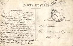 CPA Folklore La Bourreio Aubergno 