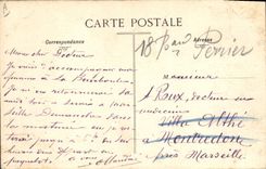 CPA Folklore La Bourreio Aubergno 