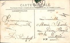 CPA Folklore Bonjour d'Auvergne une bourree 