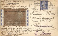 CPA Folklore Types d'auvergne La Bourree 