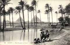 CPA Egypte Egypt EGYPTE. - Les pyramides de Gizeh