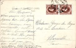 CPA Egypte Egypt Cairo The Pyramids of Gizeh