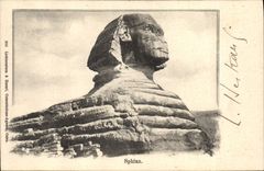 CPA Egypte Egypt Sphinx
