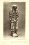 CPA Egypte Egypt Coffin of Hu En Amen a priest British Museum London
