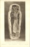 CPA Egypte Egypt Coffin of Nes Khensu Pa Khart British Museum London