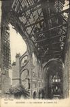 CPA Militaria SOISSONS.- La Cathédrale la Grande Nef