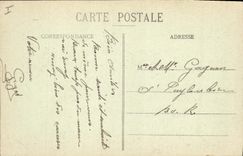 CPA Militaria La Guerre en Lorraine en 1914-1918.La ferme de Léomont près Vitrimont bombardée par le
