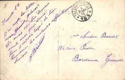 CPA Militaria La Guerre de 1914- Le pont de chemin de fer détruit par les Allemands