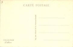 CPA STRASBOURG-LE PALAIS DE JUSTICE ET L'EGLISE ST.PIERRE-LE-JEUNE